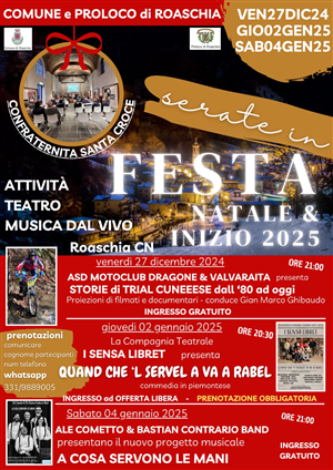 SERATE NATALE 2024 & INIZIO 2025